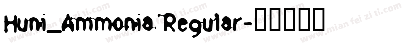 Huni_Ammonia Regular字体转换